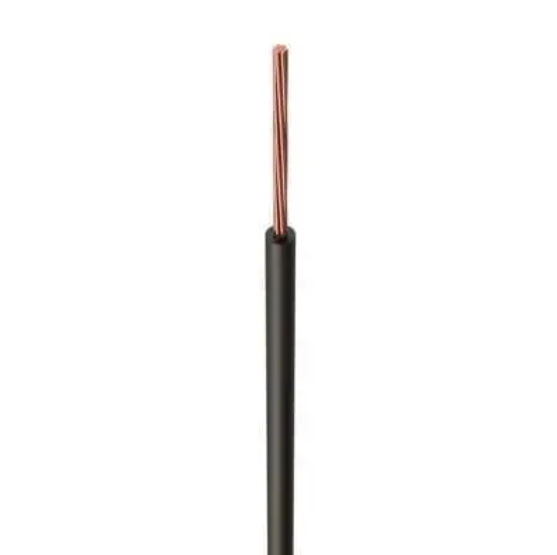 RR Black Single Core Cable 1.5 mm², Compact and Flexible for Lighting and Signal Circuits